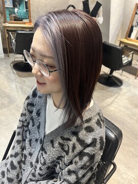 ロア インターナショナル 新宿店(LoA International) インナーカラー/フェイスフレーミング/イヤリングカラー/新宿