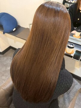 ベルポール(Bell port) 着物ヘア/大人ガーリー/ダークアッシュ/似合わせカット/芦屋駅