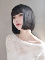 アルバム 銀座(ALBUM GINZA)&nbsp;クールショートボブミディアム前髪カット_F21510