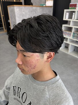 段 細かく動くニュアンスパーマ!