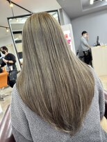 リシャルム 新保店(Re charme)&nbsp;【立体感たっぷり】アンブレラ×グレージュカラー