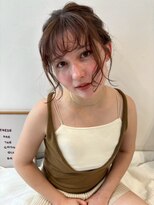ユーフォリア 青山(Euphoria)&nbsp;20代30代　まろやかベージュ　ゆる巻きアップヘア