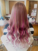 エクステンション クーチャー(Extention Cu'cha)&nbsp;エクステピンクヘアー♪