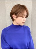 ナチュラルショート/ショートボブ/韓国/顔周り/20代30代40代50代