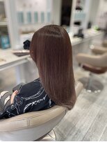 アッシュ 行徳店(Ash)&nbsp;白髪ぼかし　ピンクベージュ
