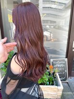 アトレ アネックス(attrait ANNEX)&nbsp;ロングヘアを上品なピンクに。カット×カラー×トリートメント