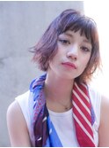 Aimeeオン眉×ピンクブラウン