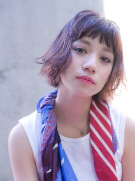 エイミー(Aimee) Aimeeオン眉×ピンクブラウン