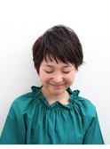 前髪短めキュートヘア♪