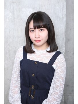 サロンドミルク 原宿(salon de MiLK) 【salon de MiLK 原宿】ストレートワンカール×ヌーディ