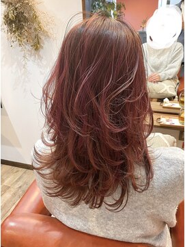 ヴェルム ヘア デザイン(Velum.HAIR DESIGN) フェザーピンクカラー