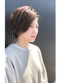 《ハイライト×耳かけショートボブ》