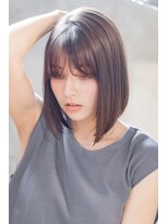 メーヴェ(Mowen) mowen×切りっぱなし×髪質改善×ストレートパーマ×ヘアオイル