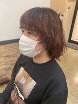 イット(it.) it.yui マッシュボブ オレンジブラウン