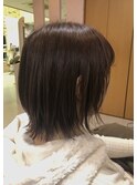 伸ばし中ボブ ×トワイライトアッシュ