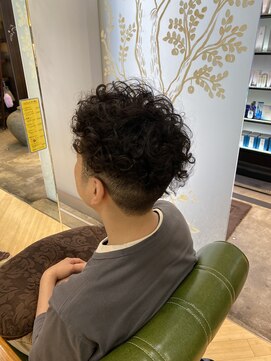 アメリ エ ギャルソン 門前仲町店(amelie et garcon) アッシュブラック/パーマ＠30代40代50代　[amelie門前仲町]