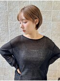 大人ショート　耳掛けショート　表参道　青山　横顔美人