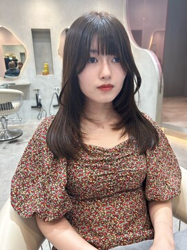 グロー 大宮(GLROW) 韓国　ザクザクレイヤー　胸上　顔周りカット　haruhi【大宮】