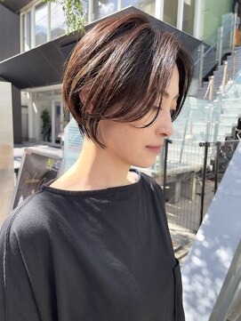 ヌード(NUDE) NUDEメンズライクくびれショート丸みショート 大人ショートボブ