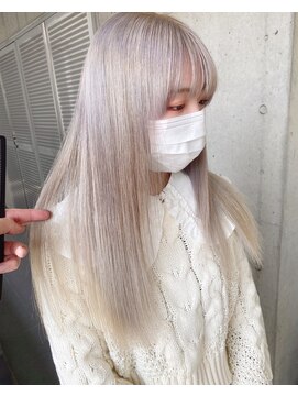 ガルボ ヘアー(garbo hair) #ガルボ#ハイトーン#エクステ#ブリーチ#プルエクステ#10代#20代