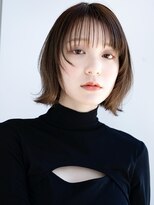 エインアンリー 表参道(AIN.ANLY.)&nbsp;ハッシュカットフェイスレイヤー切りっぱなしボブくびれボブ美髪