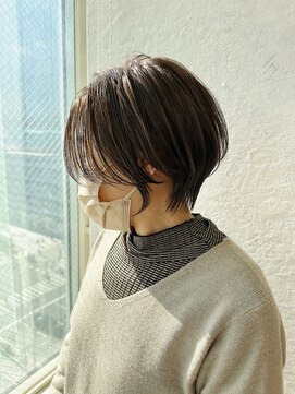 トッカ ヘアアンドトリートメント 難波店 小顔似合わせカット愛されクールショート20代/30代40代50代/難波