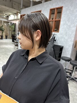 シールドヘアー 沖縄 新都心(C'LD Hair) 丸みショート/小顔ショート/ショート/ショートボブ/カット