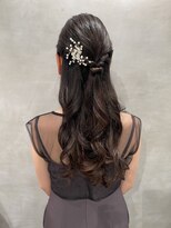【ハーフアップ】結婚式/ヘアセット/銀座/有楽町/アレンジ