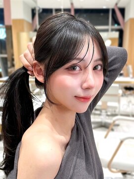 アマトウキョウ アユンチェ(AMA TOKYO×AYUNCHE) 韓国スタイル/ナチュラルくびれヘア_くびれ巻き_レイヤーカット