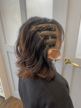 ユウホウ(YUHOU) ダンスヘアセット/コーンロウ/編み込み