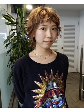 レコ 渋谷(LECO) ミックスカラーショートウルフ