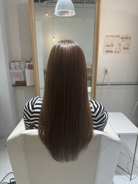 ハナサカヤヘアーサロン(hanasakaya hair salon) くすみベージュ