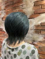 ヘアメイク エンデュー(hair make EnDeux) グリーンヘア