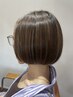 【脱白髪染め】白髪ぼかしハイライト＋髪質改善カットカラー￥22000→￥18000