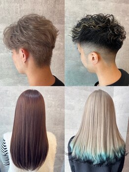 ブレイブ ヘアデザイン(BRaeVE hair design)の写真/メンズスタイル・ブリーチカラー・縮毛矯正それぞれのスペシャリストが在籍しているので"なりたい"が叶う♪