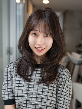 ホロン 池袋(HOLON) 池袋美容室HOLON【韓国風レイヤーカットフォワード巻き】