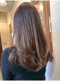 暗めカラー/グランマッシュ[レイヤーカット/髪質改善/銀座]