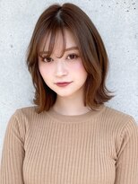 アグノス 青山(Agnos) デザインカラーエアリーカールイメチェン前髪サイドバング