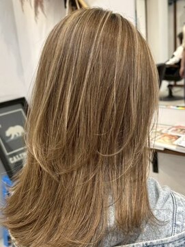 ルイ(ROUIS produced by LUCK 津田沼) ROUIS 津田沼 ベージュ×ハイライト