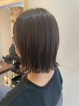 髪質改善/顔周りレイヤーカット/グレージュ[千葉/千葉駅]