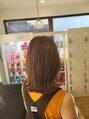 フレイムス ヘアアンドリラックス 吉川店(Frames hair&relax)&nbsp;派手すぎないナチュラルなデザインカラーも好評です♪