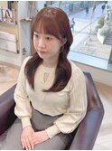 ロングローレイヤー×チェリーレッド