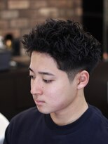 バーバーショップ ネオ セカンド(BARBERSHOP NEO2nd)&nbsp;ピンパーマスパイキー[メンズ/フェード］