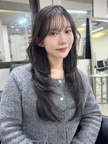 ルアン 大分駅店(ruen) 顔周りレイヤー/透明感カラー/髪質改善トリートメント