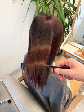 ブローチェラウカ(Broche lauka) 【光輝く美髪】プレミアムカラー＋髪質改善で贅沢ツヤ