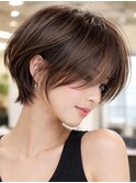 ブリーチハイライト髪質改善ダブルカラーレイヤーカット