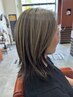 【櫻木限定・デザインカラー】カット+ハイライト・カラー+ヘアケアメニュー