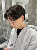 ツーブロ刈り上げ×フェザーパーマ._.