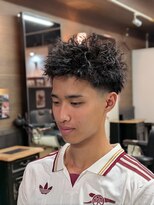 ワンワンオー バーバーショップ 博多店(@110 BARBER SHOP)&nbsp;ツーブロックショートカルマヘアスリックバックジェットフェード