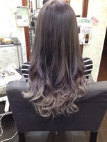フェリシータ 総持寺店(felicita)&nbsp;ラベンダーアッシュグラデーション＠ゆるふわ巻